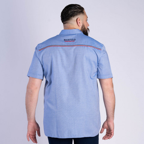 Short-sleeved shirt French Rugby Club light blue 