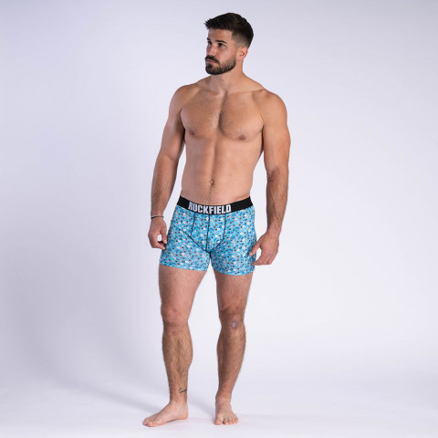 Light blue Ruckfield Rugby Club boxer shorts