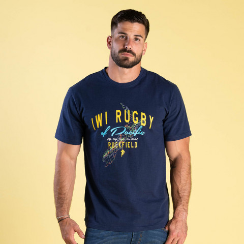 Ruckfield Iwi of Pacific blue T-shirt 