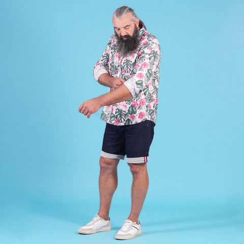 Ruckfield Tropical Rugby off-white long-sleeved shirt