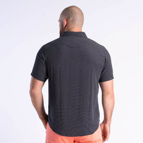 Navy blue short-sleeved shirt Ruckfield elegance