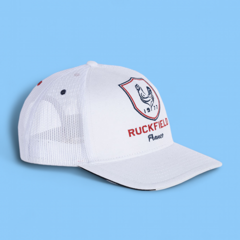 White Ruckfield cap