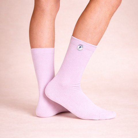 Plain pink Ruckfield socks