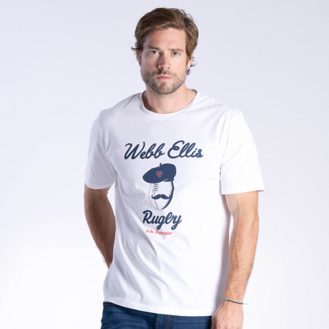 White Rugby Nations T-shirt WEBB ELLIS 