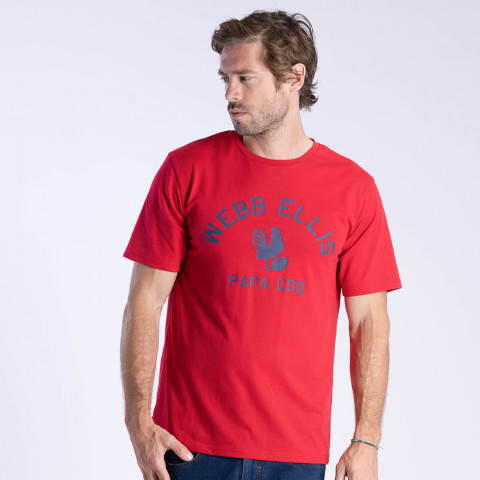 WEBB ELLIS PAPA COQ T-shirt red