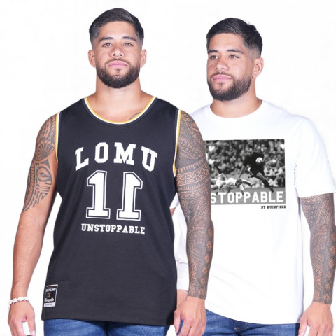 Jonah Lomu black tank top + free T-shirt