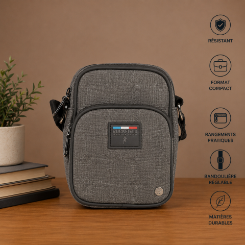 French rugby club bag grey 