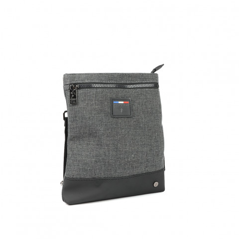 Grey cross-body bag 