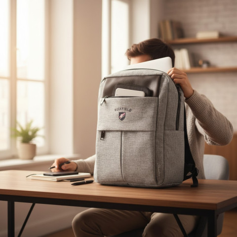 Ruckfield Members grey backpack 