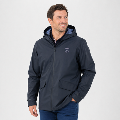 Ruckfield Members Club House Rugby rain coat
