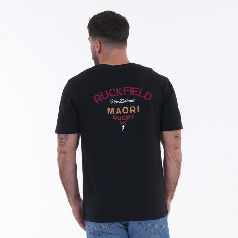 Ruckfield Iwi Maori Rugby T-shirt black