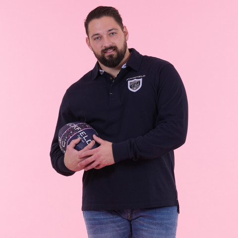 Club Ruckfield long-sleeve polo shirt navy blue 