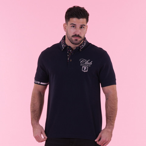 Club Ruckfield navy blue short-sleeved polo shirt 