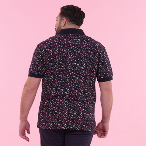 Floral short-sleeved polo shirt Club Ruckfield