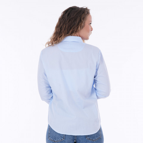 Women's long-sleeved shirt Ruckfield sky blue 