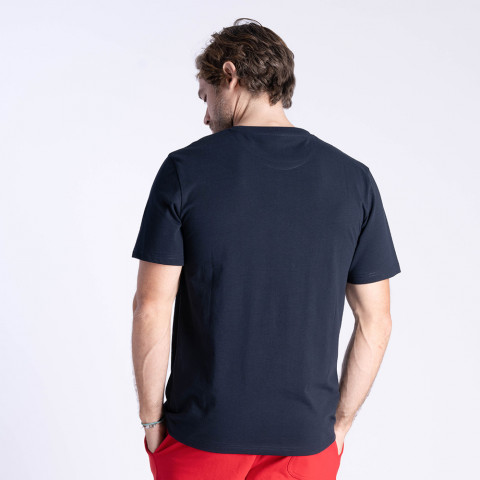 Webb Ellis short-sleeve tee-shirt navy blue rooster 6 nations