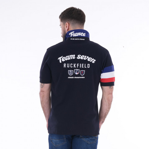 Ruckfield Team Seven short-sleeved polo shirt navy blue 