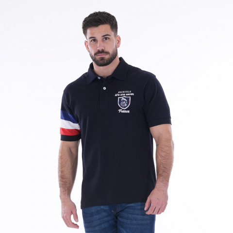 Ruckfield Team Seven short-sleeved polo shirt navy blue 