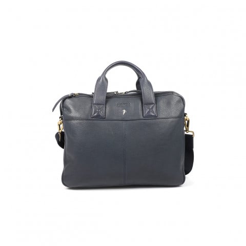 Ruckfield blue leather towel