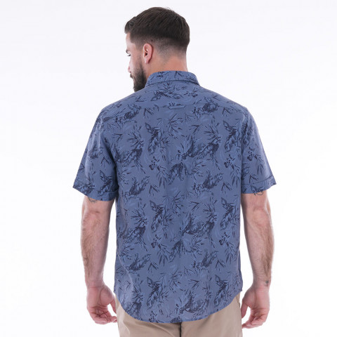 Ruckfield flowers of rugby blue shirt