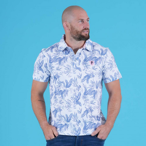 Ruckfield Flowers of Rugby short-sleeve polo shirt 