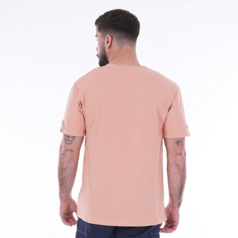 Ruckfield apricot tunic collar T-shirt