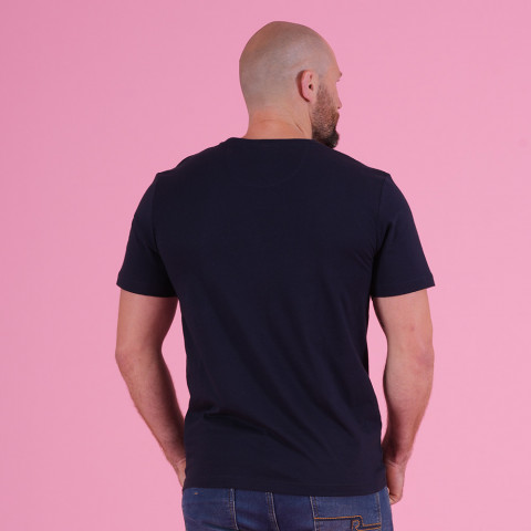 Ruckfield navy blue short-sleeved T-shirt 