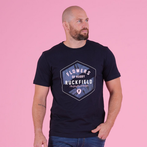 Ruckfield navy blue short-sleeved T-shirt 