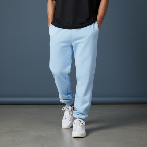 Light blue Ruckfield Jogging bottoms