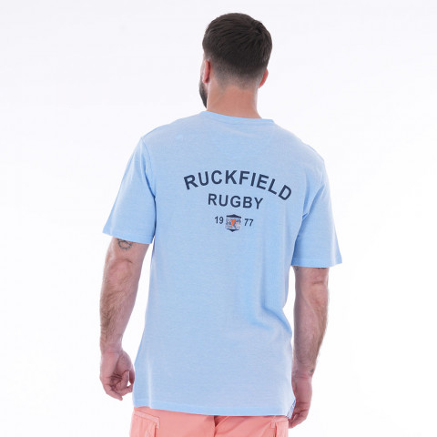 Light blue Ruckfield Kashmir T-shirt 