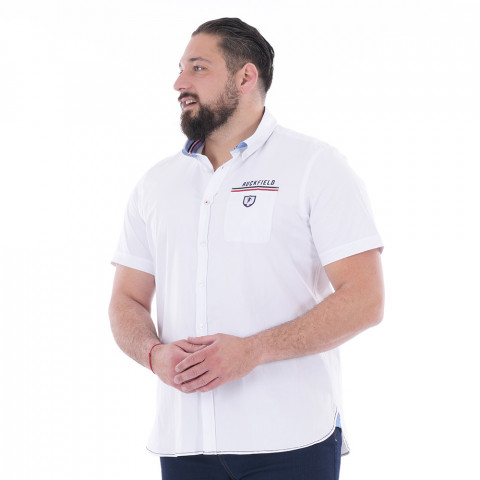 White Ruckfield French Rugby Club shirt