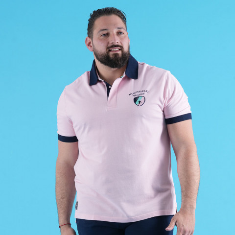 Pink Rugby Club Ruckfield short-sleeved polo shirt 