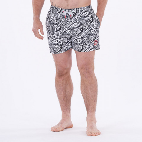 Boardshorts Ruckfield Rugby Maori white