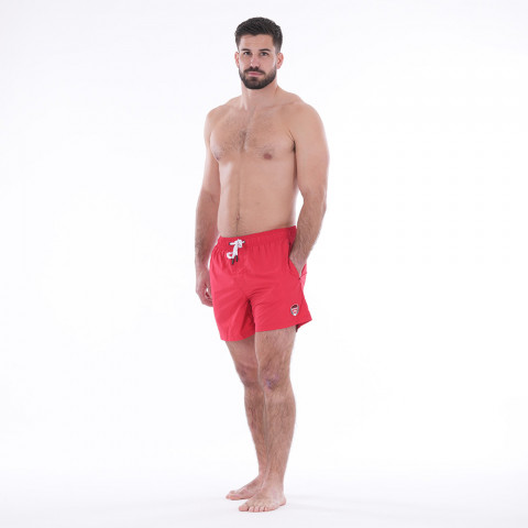 Red Ruckfield Rugby Maori board shorts
