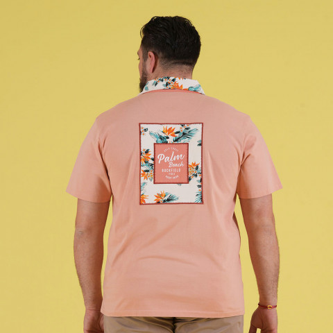 Ruckfield Palm Beach short-sleeved apricot polo shirt 