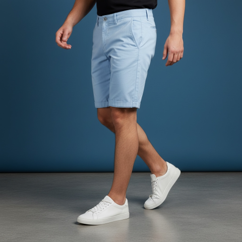 Light blue chino shorts Ruckfield essential 