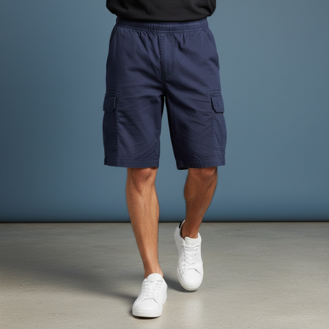 Essential Ruckfield cargo shorts navy blue