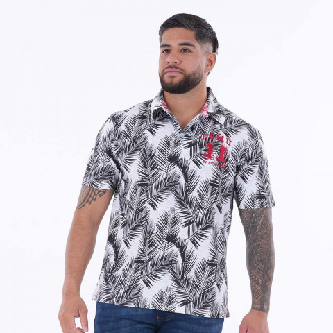 Jonah LOMU by Ruckfield short-sleeved black polo shirt