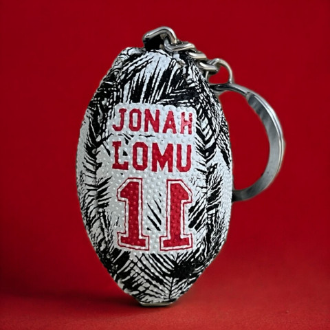 Jonah LOMU by Ruckfield mini rugby ball keyring
