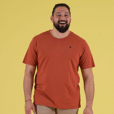 Basic terracotta T-shirt