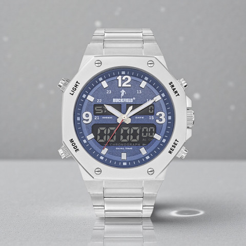 Ruckfield silver bracelet watch