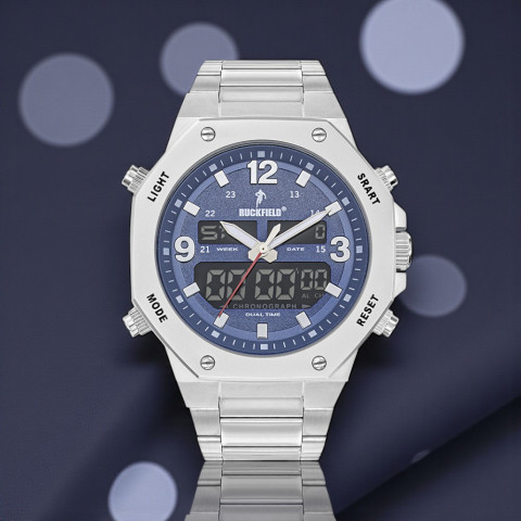 Ruckfield silver bracelet watch