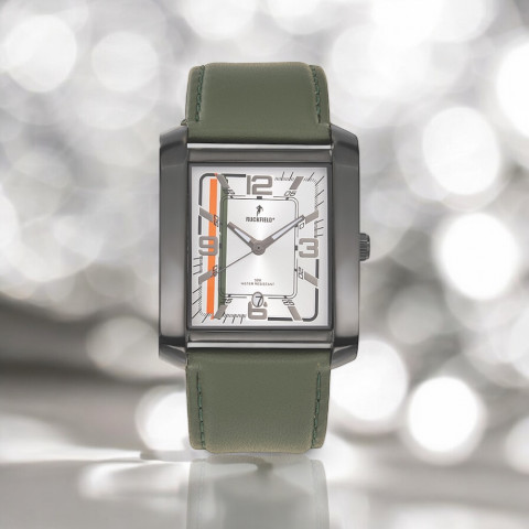 Ruckfield men's watch with dark khaki strap