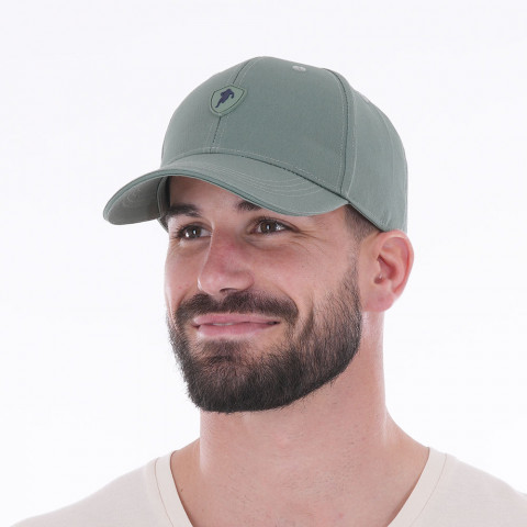 Oversized short-sleeved khaki T-shirt Palm Beach Ruckfield 