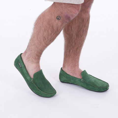 Ruckfield medium green loafers 