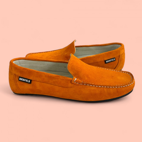 Ruckfield orange loafers 