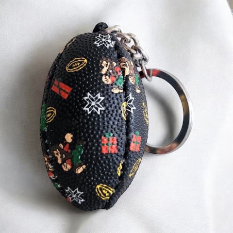 Christmas balloon keyring
