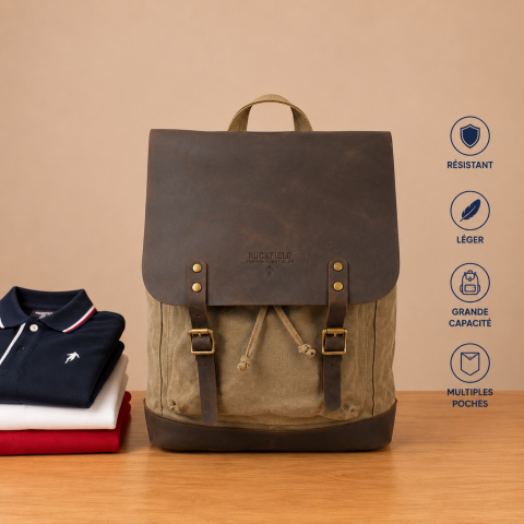 Ruckfield khaki backpack