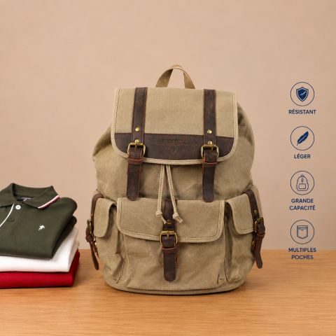 Ruckfield khaki backpack
