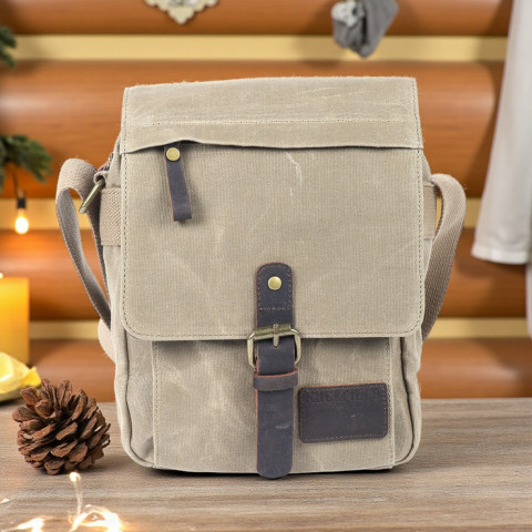 Ruckfield khaki clutch bag